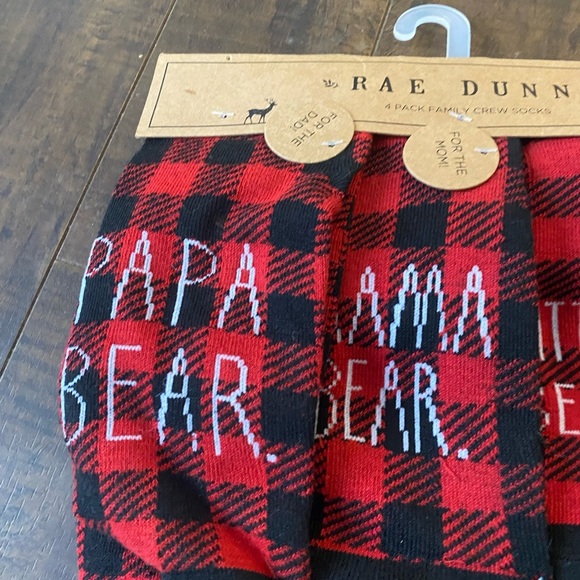 Rae Dunn Family pack crew socks - Picture 2 of 5